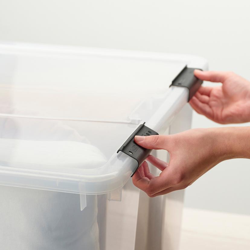 SAMLA — Зажим для закрытия контейнера 55/130 л, черный