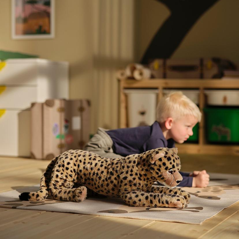 SANDLÖPARE — Плюшевая игрушка, гепард/бежевый