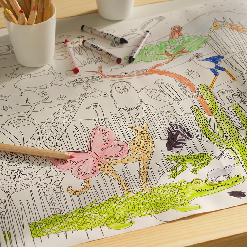 SANDLÖPARE — Рулон бумаги для раскрашивания «Саванна»