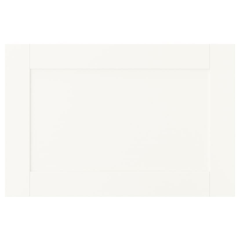 SANNIDAL — Drzwi z cicho domyk. się zawiasami, biały,