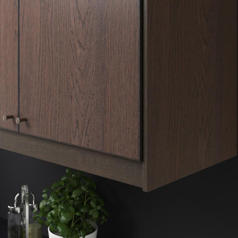 SINARP — карниз декоративный закругленный, коричневый, 221 см