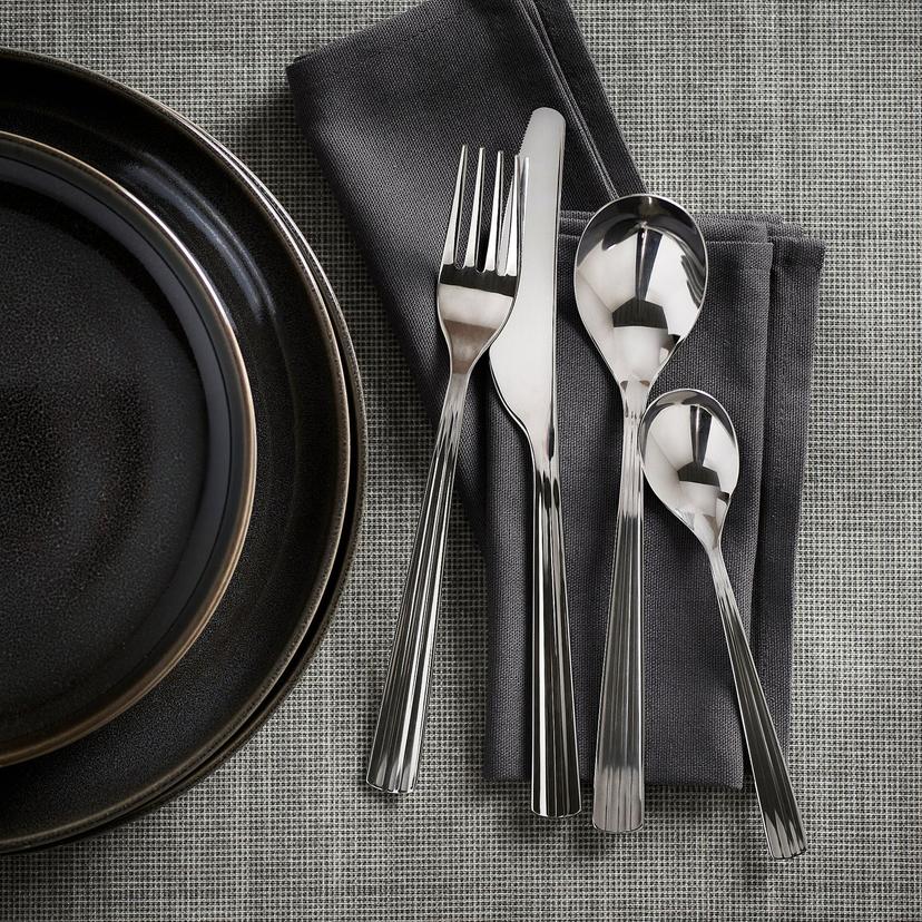 SJUGÄLSHAJ — столовый набор,24 предмета, нержавеющ сталь