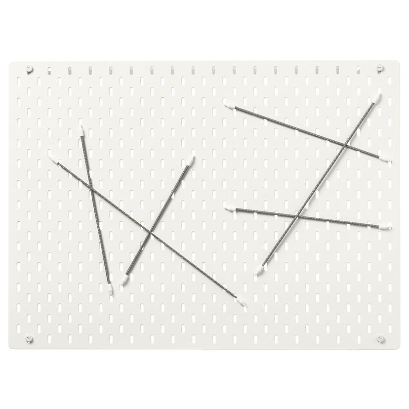 SKÅDIS — настенная панель, комбинация, белый, 76x56 см