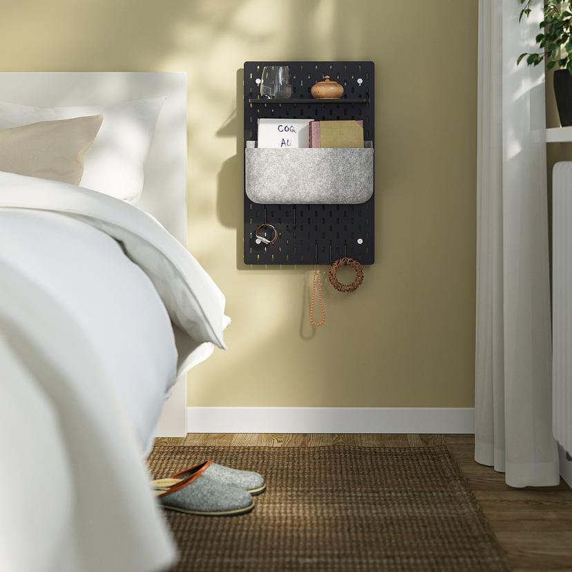 SKÅDIS — Перфорированная доска, комбинация, 36x56 см