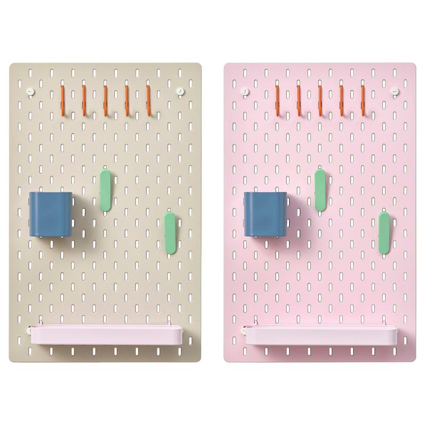 SKÅDIS — Перфорированная доска, комбинация, 36x56 см