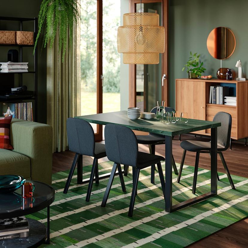 SKÅLSTA — Стол и 4 стула, 140x80 см