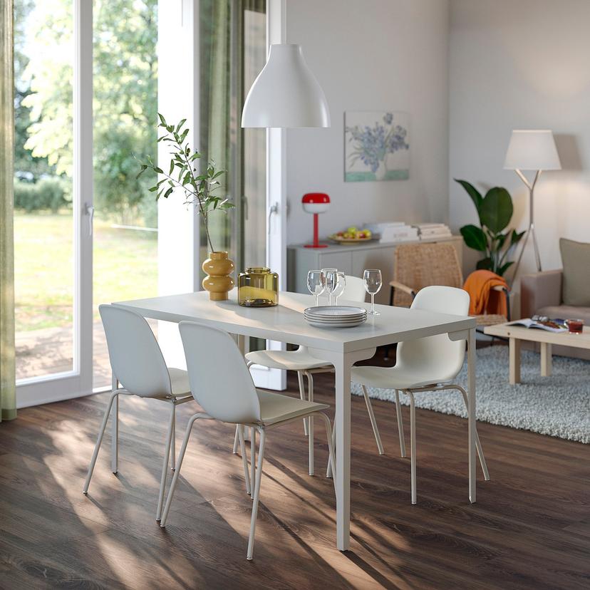 SKÅLSTA — Стол и 4 стула, 140x80 см