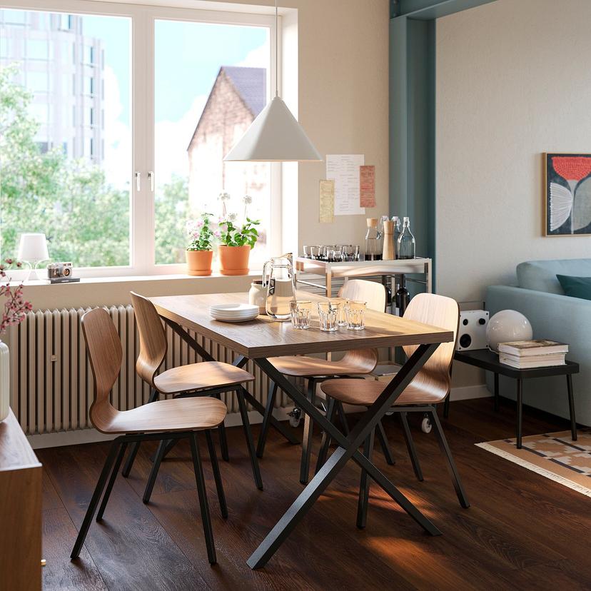 SKÅLSTA — стол и 4 стула