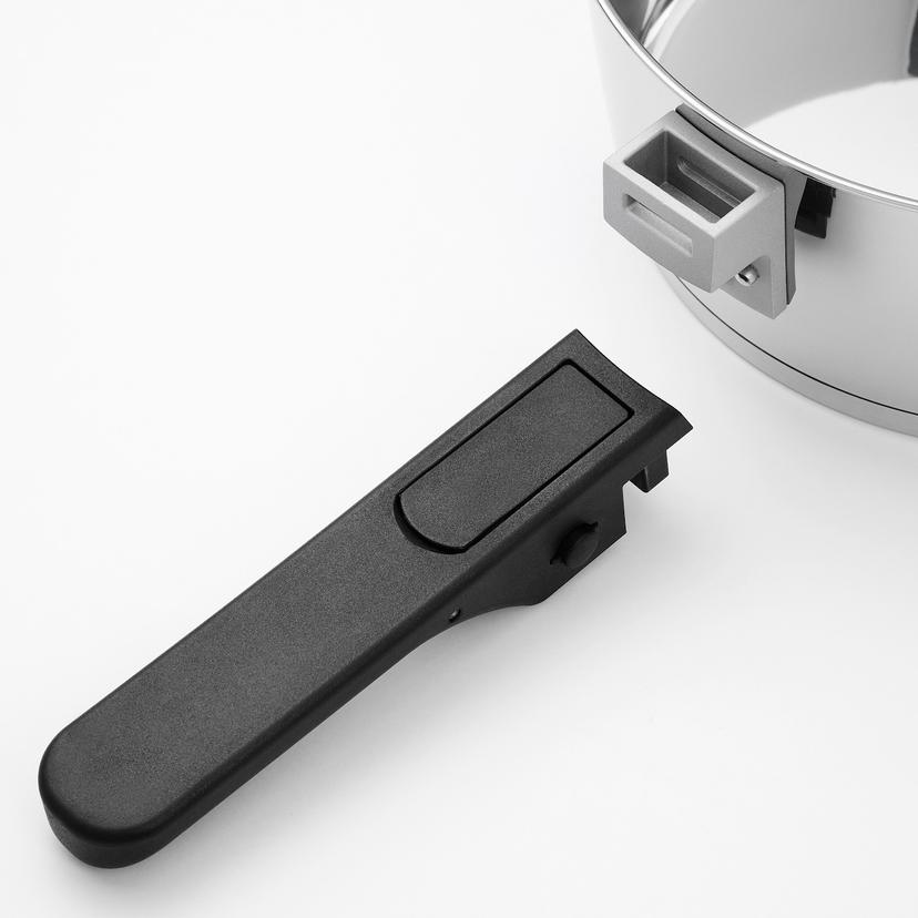 SLÄTROCKA — съемная ручка для кухонной посуды, черный