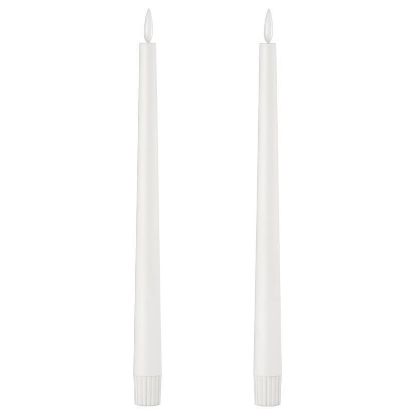 SMÅLOM — Świeca stożkowa LED,