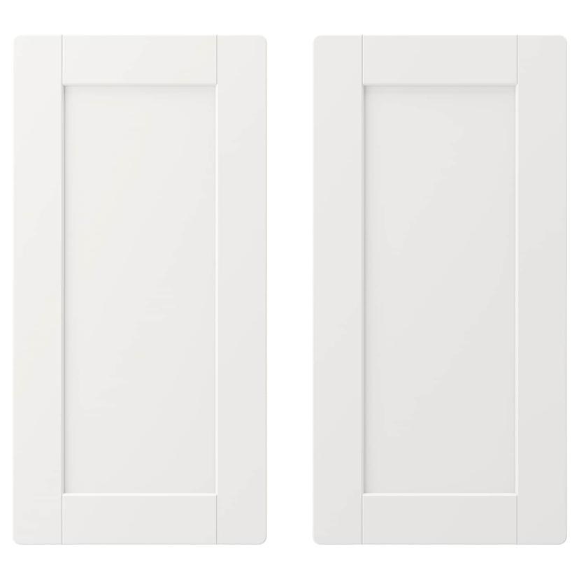 SMÅSTAD — дверь, белый/с рамой, 30x60 см