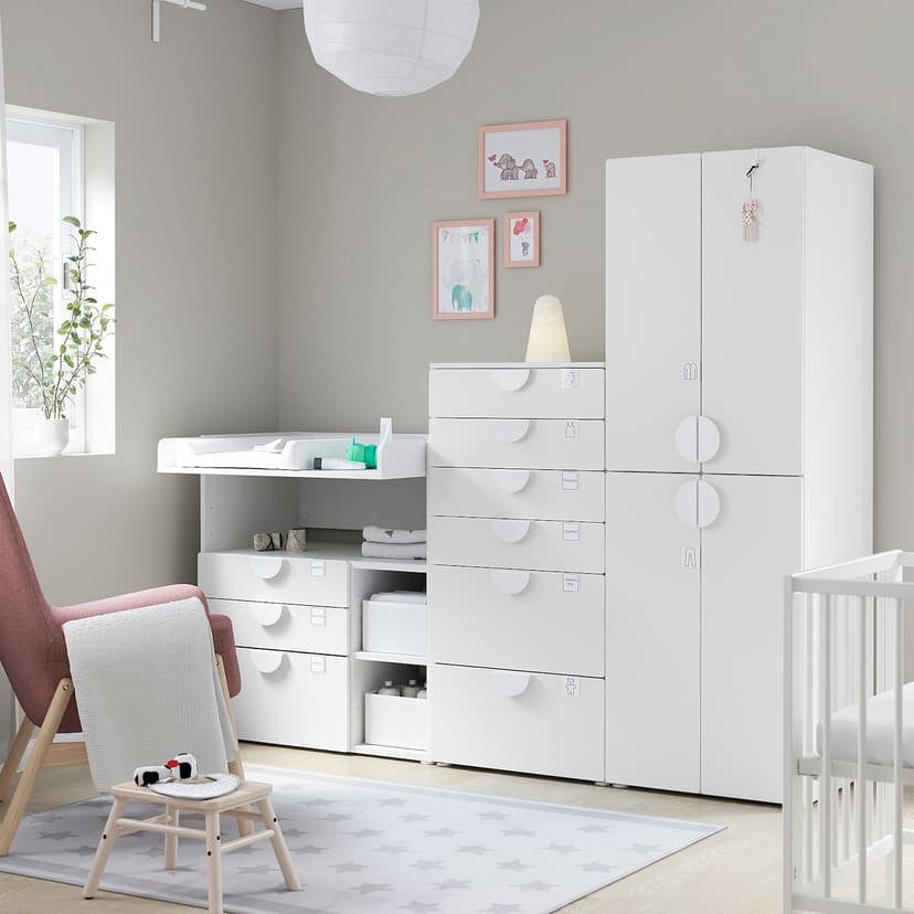 SMÅSTAD / PLATSA — комбинация д/хранения