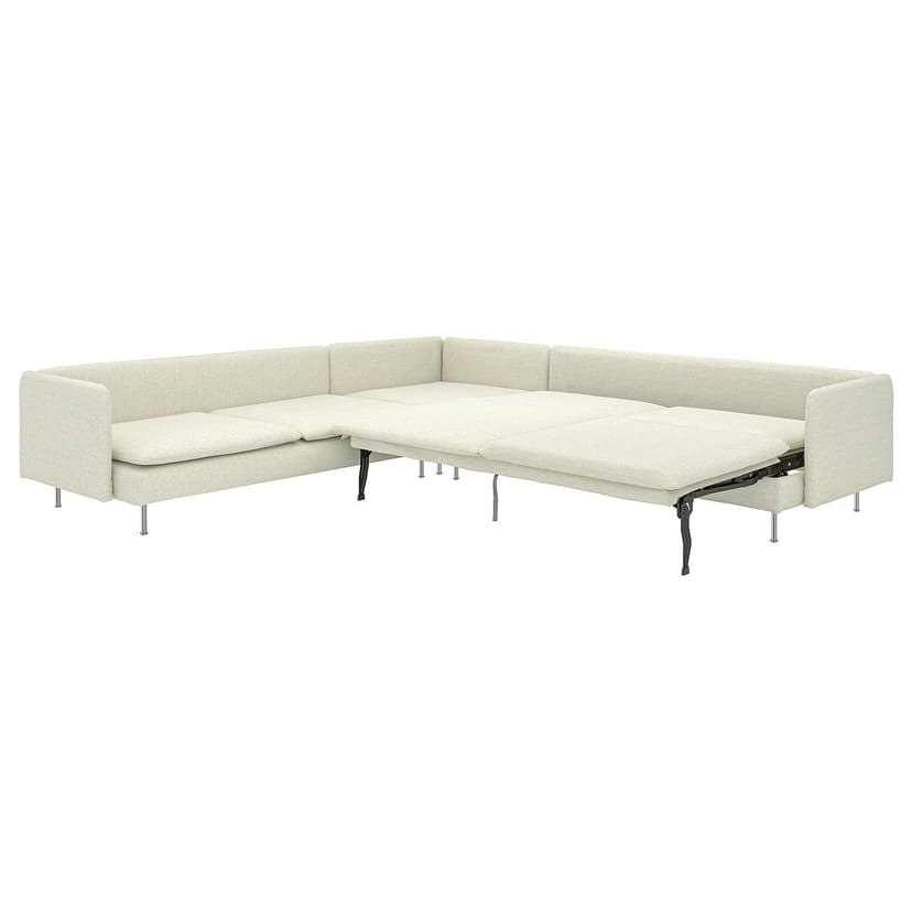 SÖDERHAMN — Narożna sofa rozkładana, 6-osobowa, Gunnared beżowy,