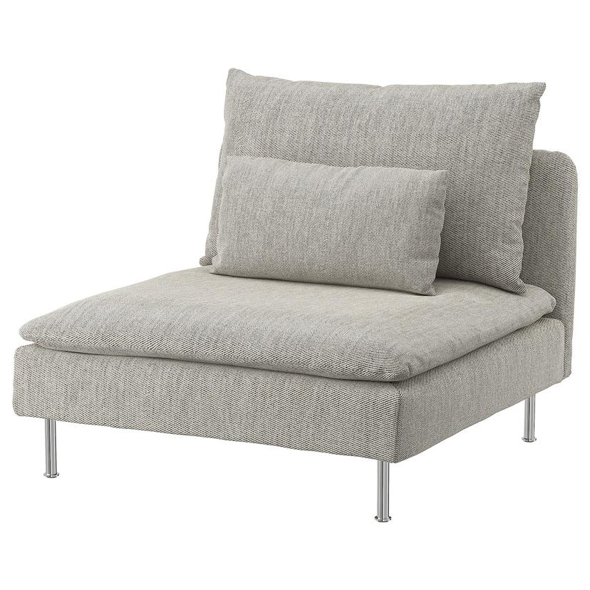 SÖDERHAMN — 1-местная секция, Viarp бежевый/коричневый