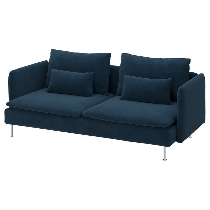 SÖDERHAMN — Sofa 3-osobowa, Kelinge granatowy,
