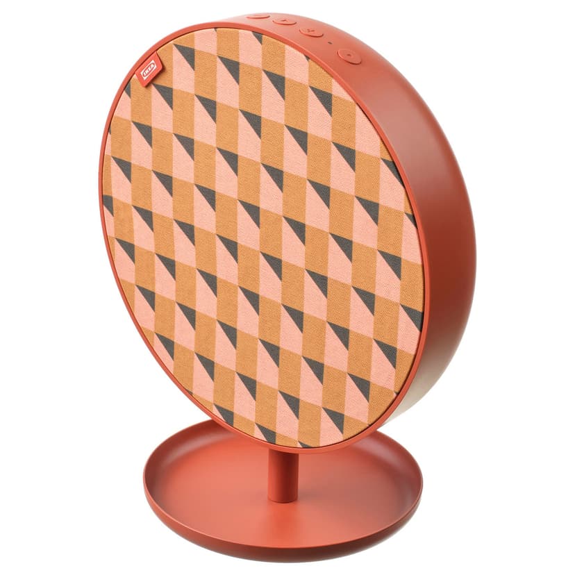 SOLSKYDD — портативный динамик bluetooth, оранжевый, 19 см