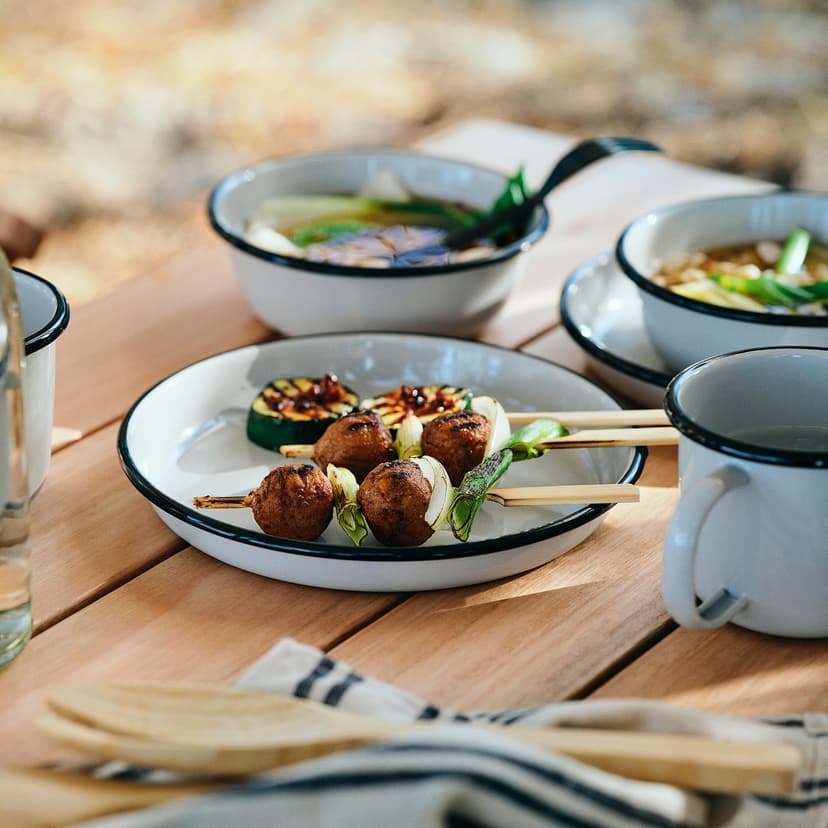 SOLUPPGÅNG — Talerz, stal emaliowana,