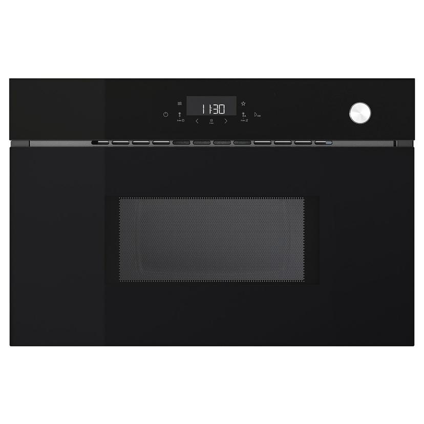 SPJUTBO — Kuchenka mikrofalowa do zabudowy, IKEA 300 czarny,