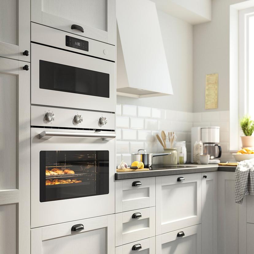 STENABY — Духовка с функцией конвекции и гриля, белая/IKEA 300