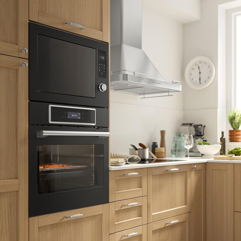 STENABY — Конвекционная печь с функцией аэрогриля и пиролизом/черный IKEA 700