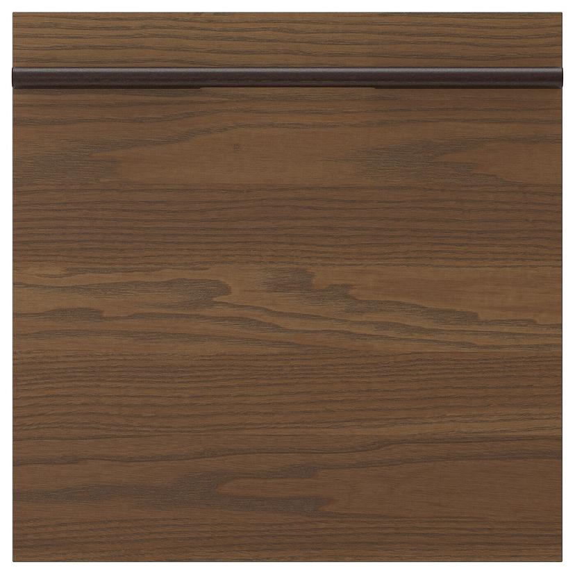 STENSTA — фронтальная панель ящика, темно-коричневый ясеневый шпон, 40x40 см