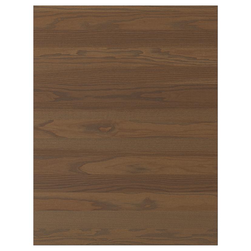 STENSTA — накладная панель, темно-коричневый ясеневый шпон, 62x80 см