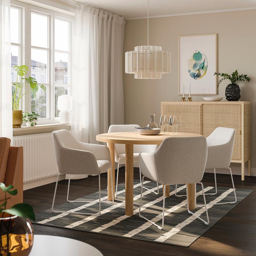 STOCKHOLM 2025 / TOSSBERG — Стол и 4 стула, 115 см