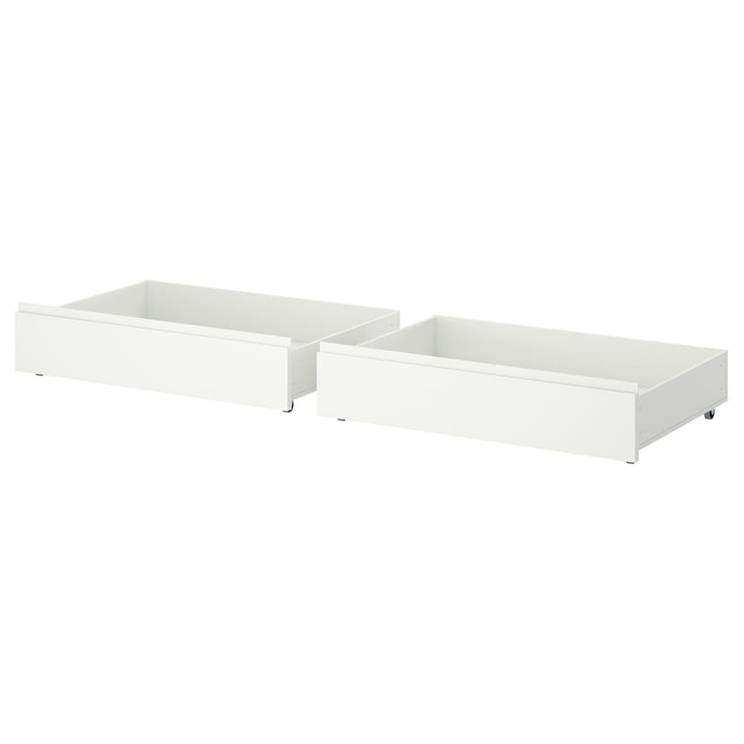 STORKLINTA — Pojemnik na pościel, 2 szt., biały,