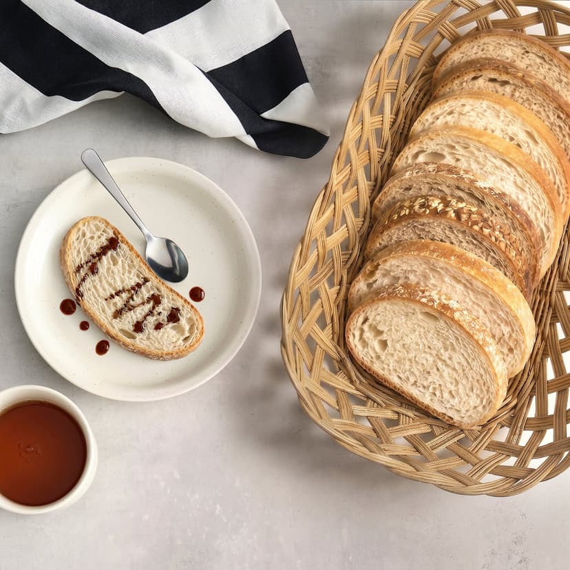 STYLTSNÄPPA — Kosz na pieczywo, rattan,