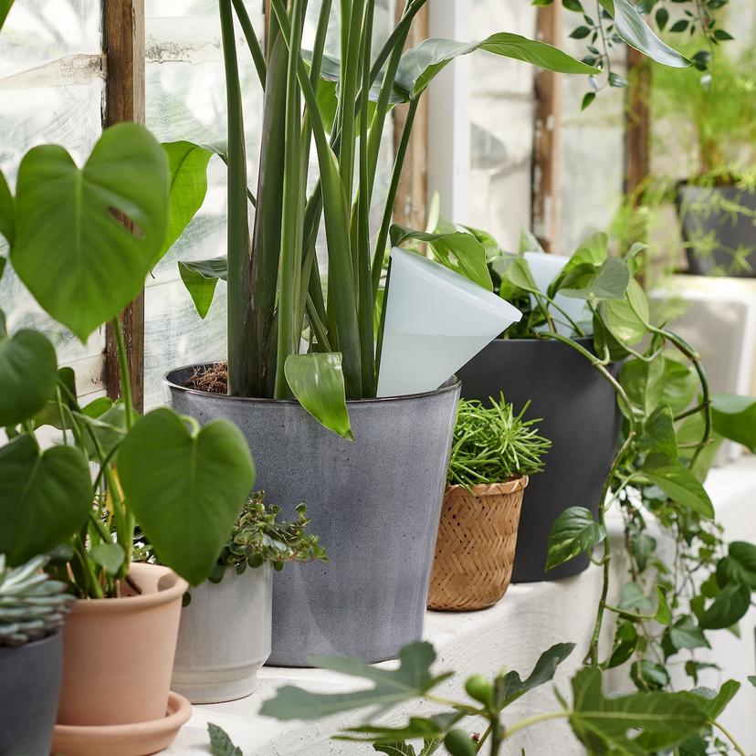 SVÄMSKOG — система самополива, терракота/прозрачный, 70 сл