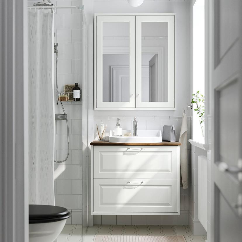 TÄNNFORSEN / RUTSJÖN — шкаф с ящиками/раковина/смеситель