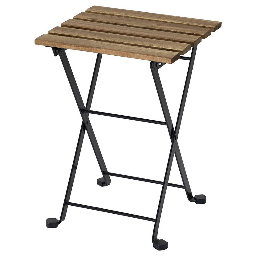 TÄRNÖ — табурет, черный/светло-коричневая морилка, 30x42 см