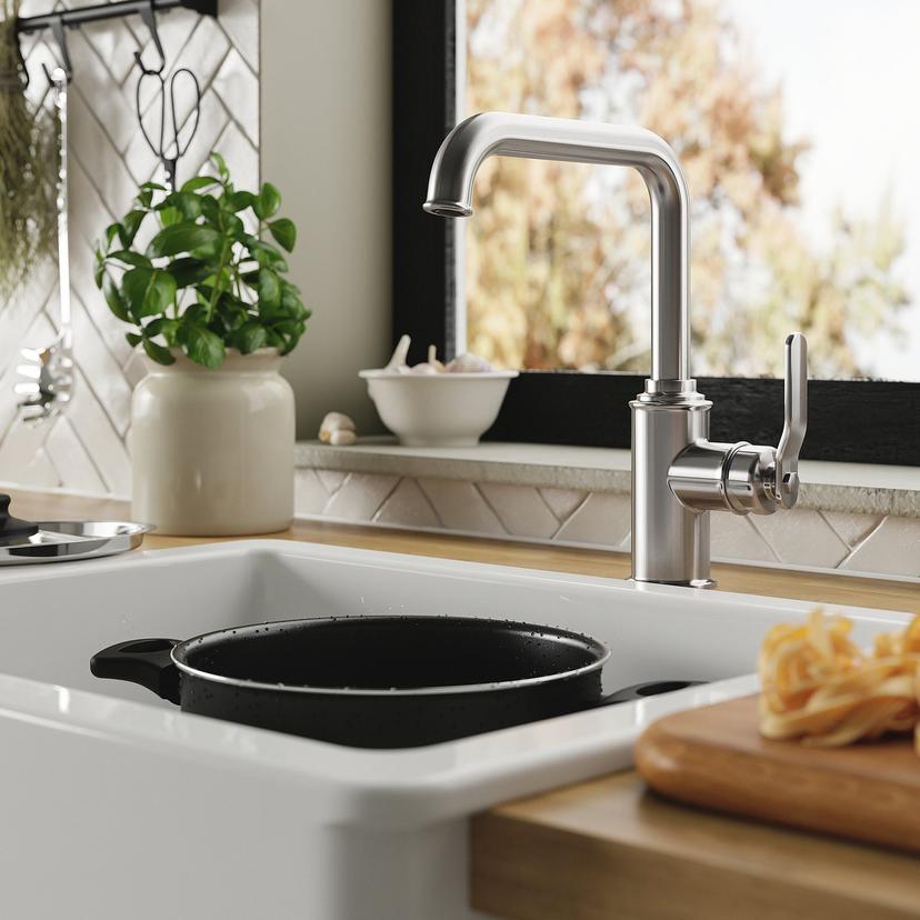 TAKSJÖN — Bat kuch z miesza i uchwyt z boku, stalowy,