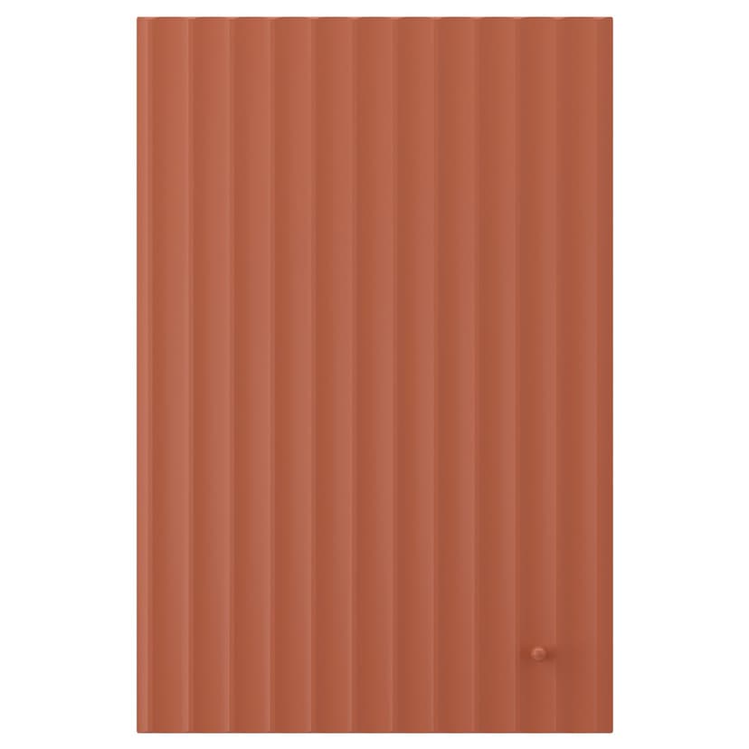 TERRSJÖ — Drzwi, czerwonobrązowy falista faktura,