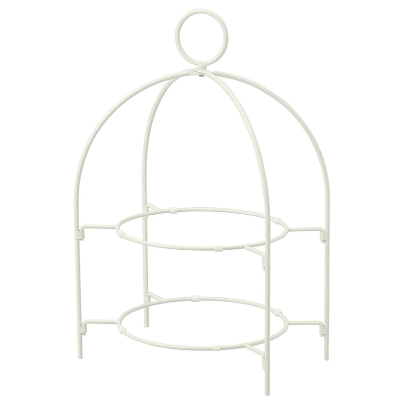 TOFSAND — Stojak do serwowania na talerze, biały,