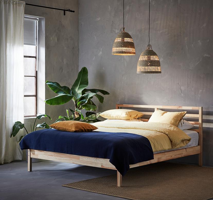 TORARED — абажур для подвесн светильника, осока/ручная работа, 36 см