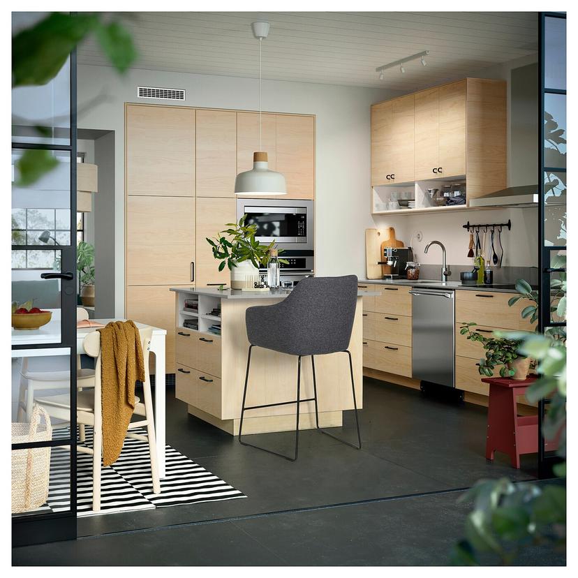 TOSSBERG — Барный стул со спинкой,