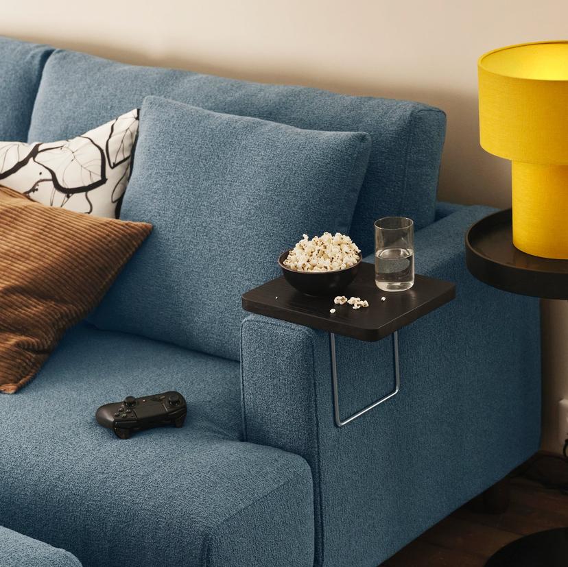 TRANERED — Podstawka na podłokietnik, ciemnobrązowy,