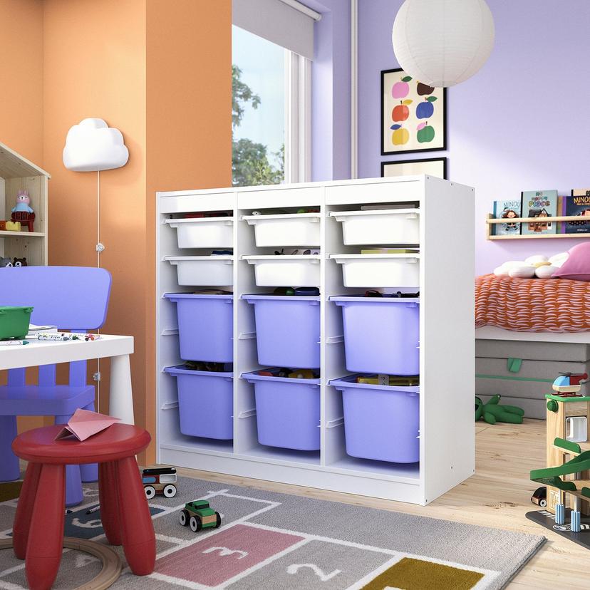 TROFAST — комбинация д/хранения+контейнеры