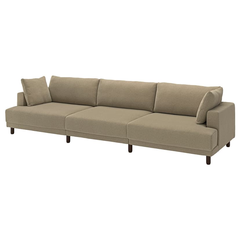 UPPÅKRA — 4,5 osobowa sofa modułowa, Johanneshov brązowobeżowy,
