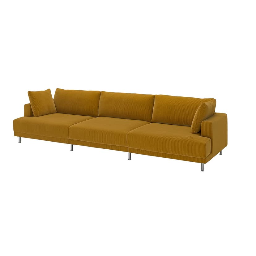 UPPÅKRA — 4,5 osobowa sofa modułowa, Samsala żółtobrązowy,