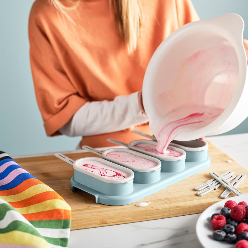 UPPFYLLD — Foremka do lodów, jasnoturkusowy/jasnoszary,