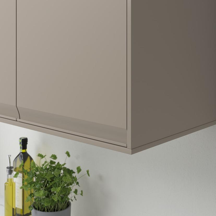 UPPLÖV — карниз декоративный, матовая поверхность темно-бежевый, 221x1 см