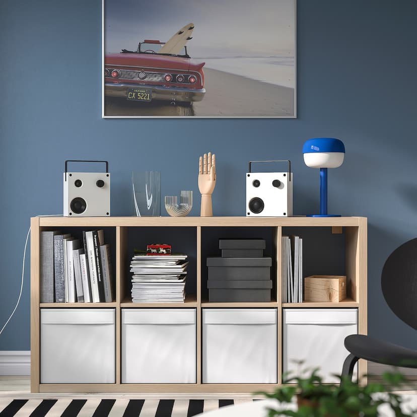 VAPPEBY — динамики bluetooth, белый/2 предм. поколение 3, 20x20 см