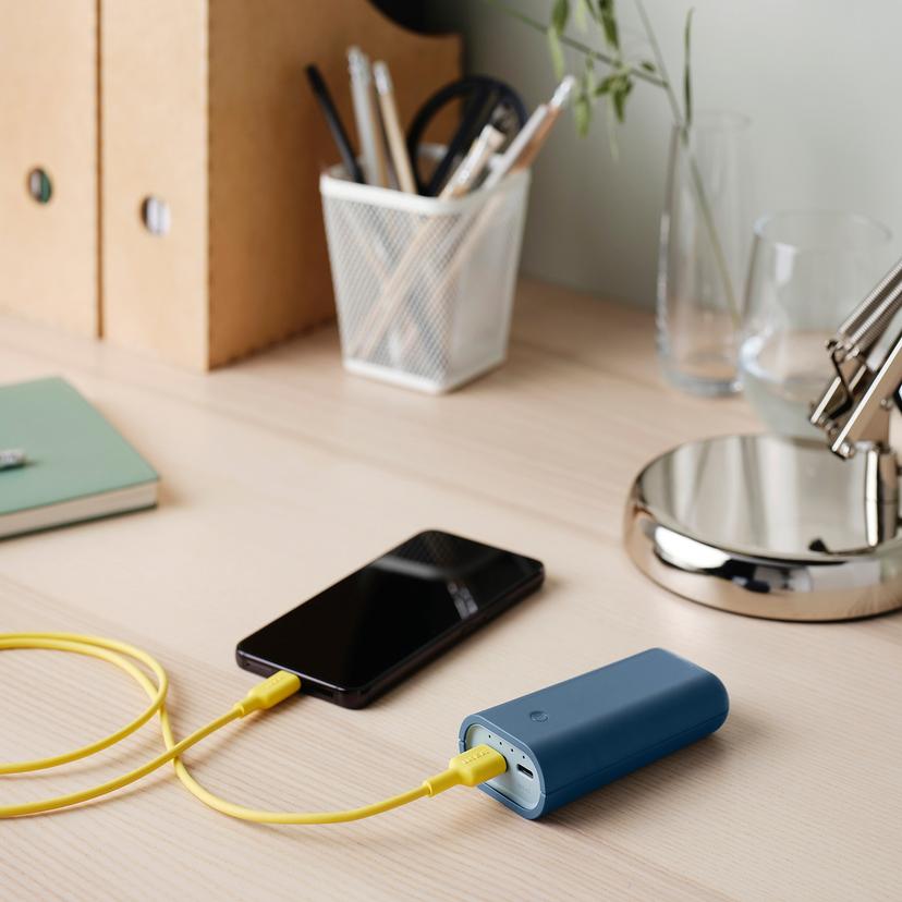 VARMFRONT — дополнительный внешний аккумулятор, синий, 5200 mAh