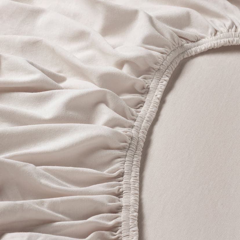 VÅRVIAL — Prześcieradło z gumką na leżankę, beżowy,