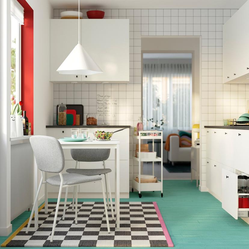 VIHALS — стул, белый/Tibbleby бежево-серый