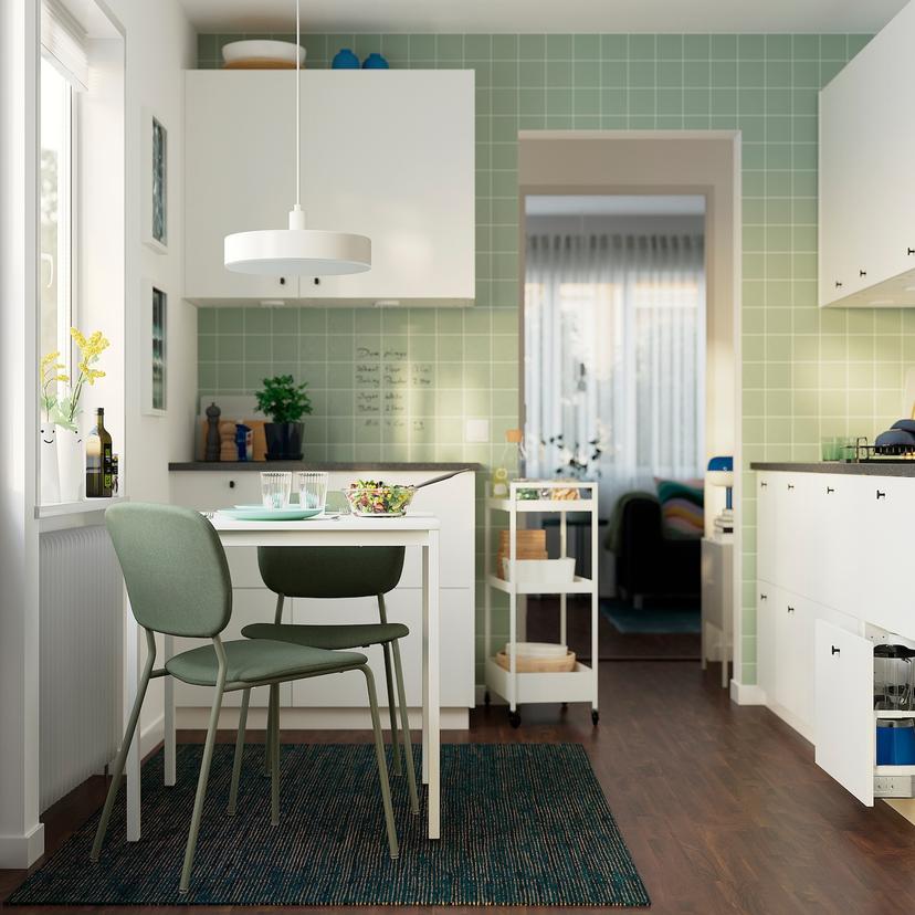 VIHALS — стул, зеленый/Tibbleby серо-зеленый