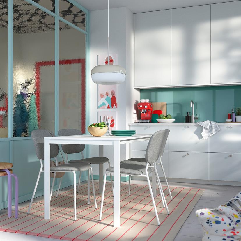 VIHALS / VIHALS — стол и 4 стула