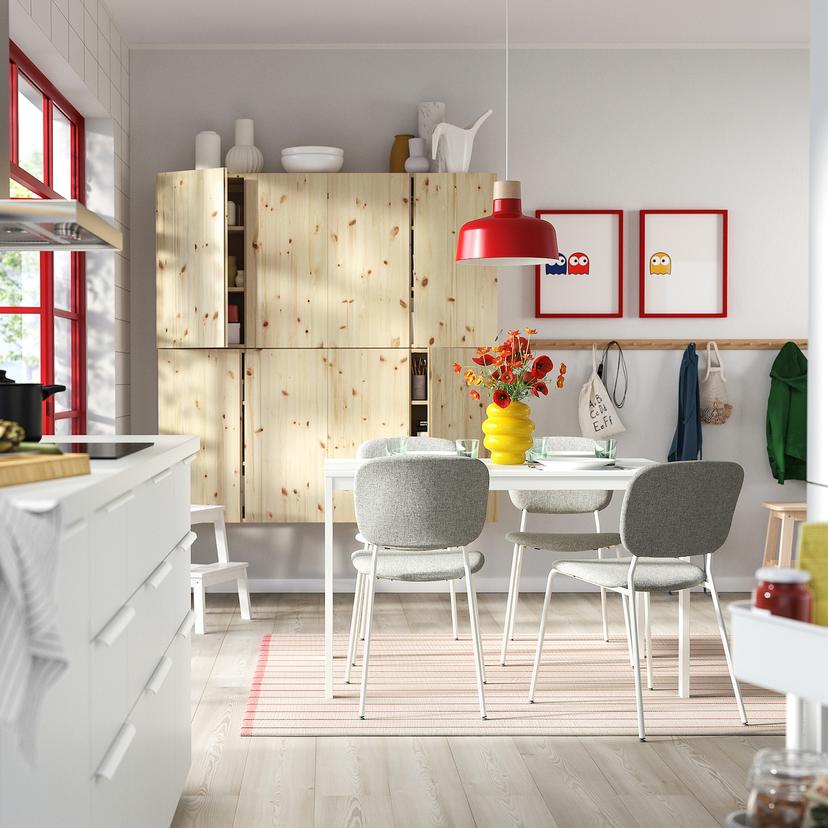 VIHALS / VIHALS — стол и 4 стула